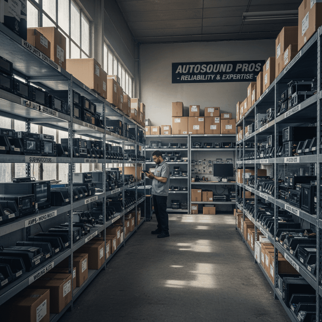 Professional automotive electronics inventory and shop support