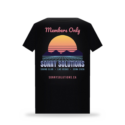 Sonny Solutions Sunset Vegas Tee - Black