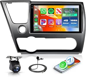 Honda Civic (High) 2012-2015 4+64G Android 15 Car Stereo with Wireless Carplay & Android Auto
